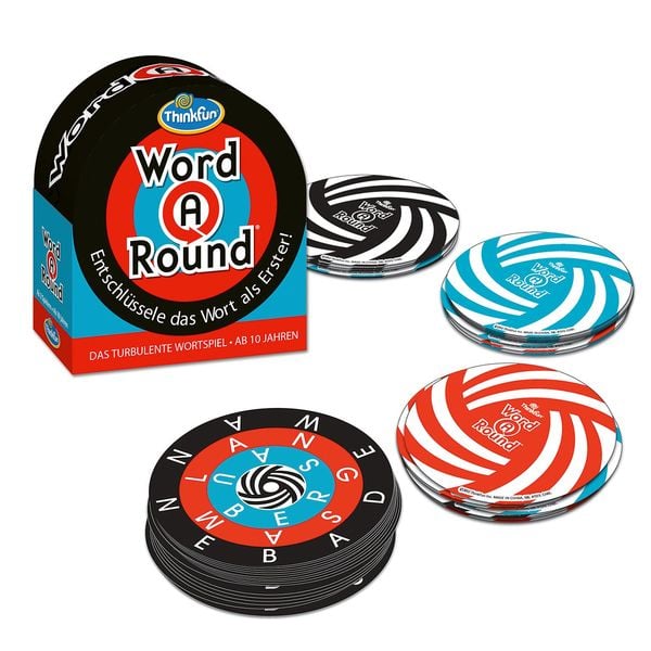 Produktbild: Ravensburger ThinkFun®, Word A Round, Wortspiel, Reisespiel