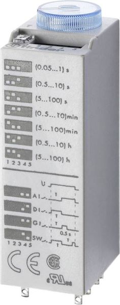 Finder 85.02.0.012.0000 85.02.0.012.0000 Zeitrelais 12 V DC/AC 1 St. Zeitbereich: 0.05 - 360000 s 2 Wechsler