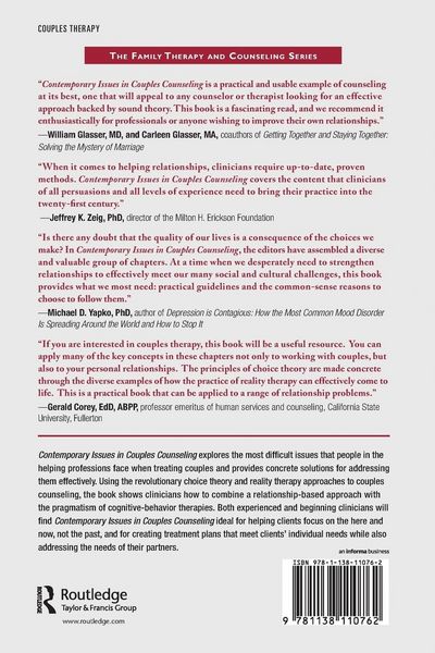 Produktbild: Contemporary Issues in Couples Counseling