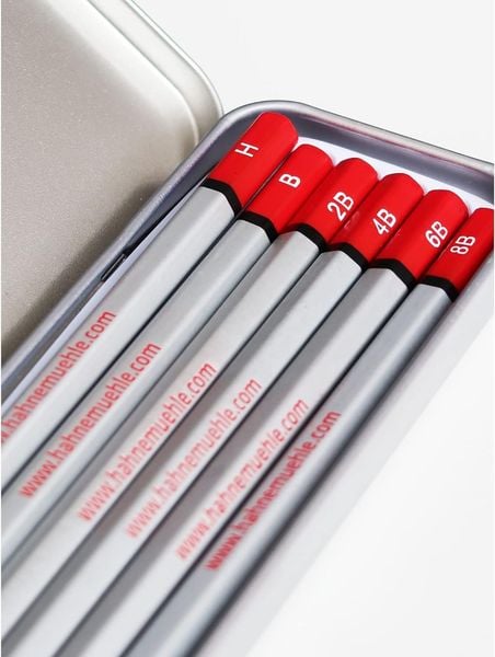 Produktbild: Hahnem&uuml;hle Zubeh&ouml;r Bleistiftbox 6er Set, H, B, B2, B4, B6, B8