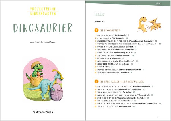 Produktbild: Projektreihe Kindergarten - Dinosaurier