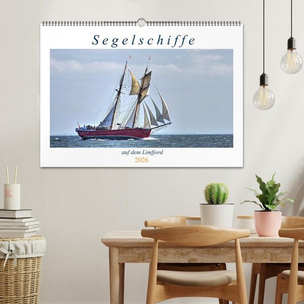Produktbild: Segelschiffe auf dem Limfjord (Wandkalender 2026 DIN A2 quer), CALVENDO Monatskalender