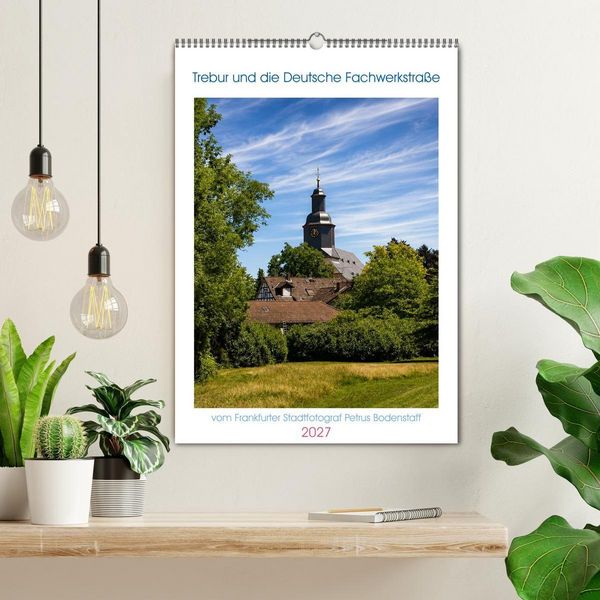 Produktbild: Trebur und die Deutsche Fachwerkstra&szlig;e (Wandkalender 2027 DIN A2 hoch), CALVENDO Monatskalender