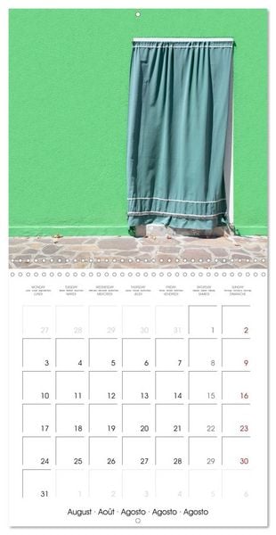 Produktbild: Doors of Burano (Wall Calendar 2026 12 &times; 12 Inch) CALVENDO 12 Month Wall Calendar