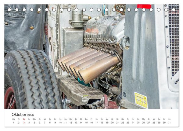 Produktbild: Faszination Jochpassrennen (Tischkalender 2026 DIN A5 quer), CALVENDO Monatskalender