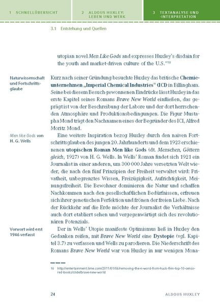 Brave New World - Schöne neue Welt von Aldous Huxley.