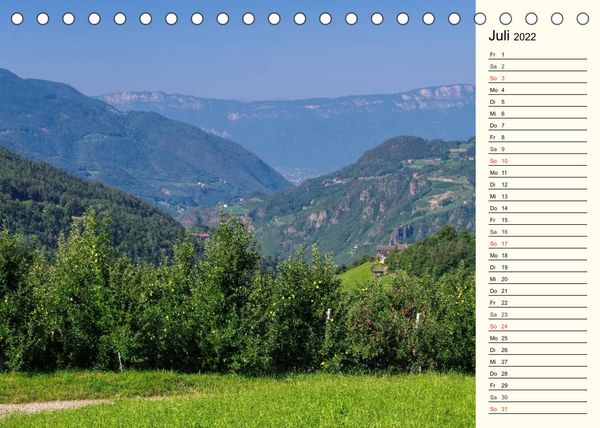 Produktbild: Eisacktal - Wipptal - Vom Brenner bis nach Bozen (Tischkalender 2022 DIN A5 quer)