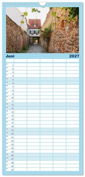 Produktbild: Familienplaner 2027 - Freinsheim - So Wunderbar mit 5 Spalten (Wandkalender, 21 x 45 cm) CALVENDO
