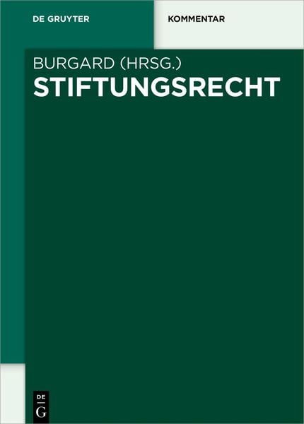 Produktbild: Stiftungsrecht