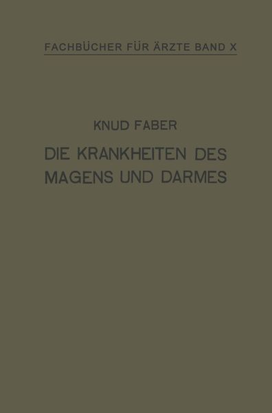 Produktbild: Die Krankheiten des Magens und Darmes