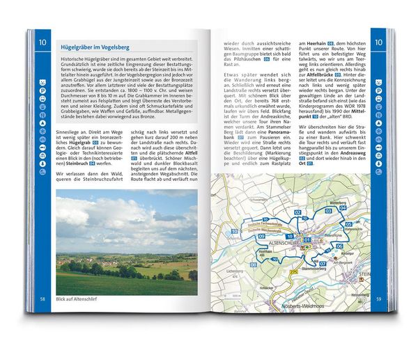 Produktbild: KOMPASS Wanderf&uuml;hrer Vogelsberg-Wetterau, 55 Touren