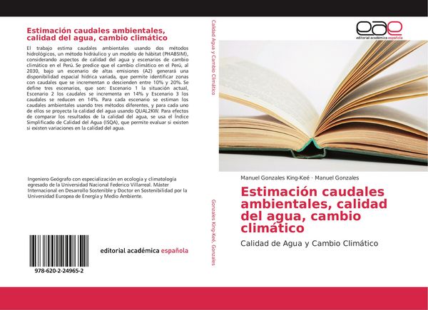 Produktbild: Estimaci&oacute;n caudales ambientales, calidad del agua, cambio clim&aacute;tico