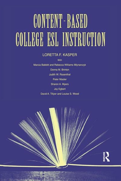 Produktbild: Content-Based College ESL Instruction