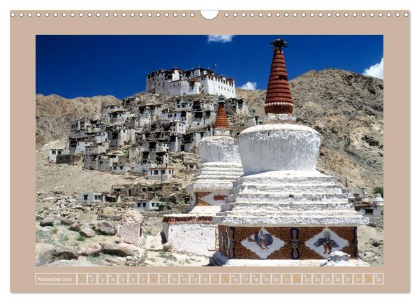 Produktbild: Stupas &ndash; Architektur des Himalayas (Wandkalender 2026 DIN A3 quer), CALVENDO Monatskalender