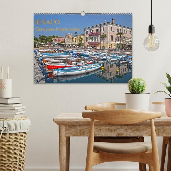 Produktbild: BENACO - Gardasee-Impressionen (Wandkalender 2026 DIN A3 quer), CALVENDO Monatskalender