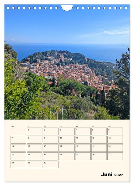 Produktbild: Taormina - &Auml;tna, Meer und antike Steine (Wandkalender 2027 DIN A4 hoch), CALVENDO Monatskalender
