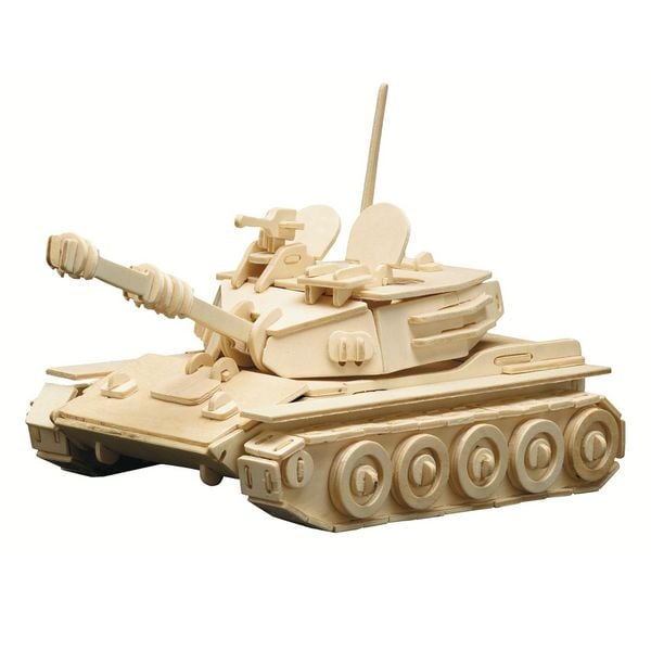 Produktbild: PEBARO 862 - Holzbausatz Panzer, 172 Teile, Holzkonstruktion zum Zusammenstecken