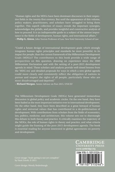 Produktbild: The Millennium Development Goals and Human Rights