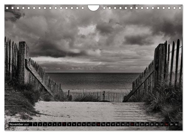 Produktbild: Bretagne in Schwarz und Wei&szlig; 2027 (Wandkalender 2027 DIN A4 quer), CALVENDO Monatskalender