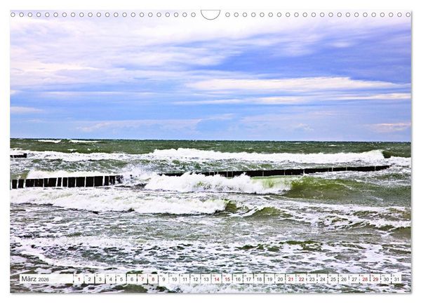 Produktbild: Fischland zwischen Ostsee und Bodden (Wandkalender 2026 DIN A3 quer), CALVENDO Monatskalender