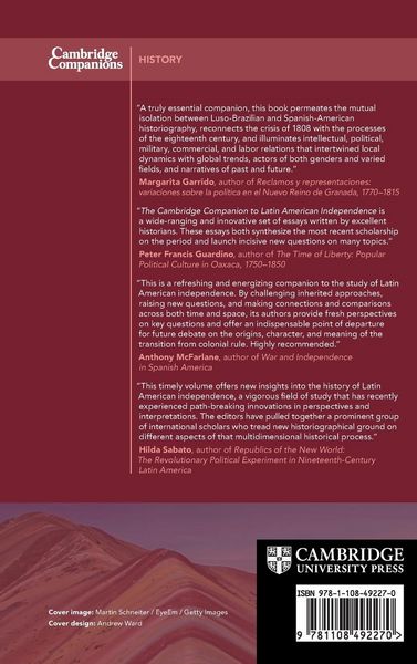 Produktbild: The Cambridge Companion to Latin American Independence