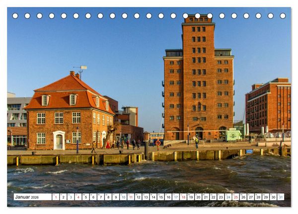 Produktbild: Stadt Wismar 2026 (Tischkalender 2026 DIN A5 quer), CALVENDO Monatskalender