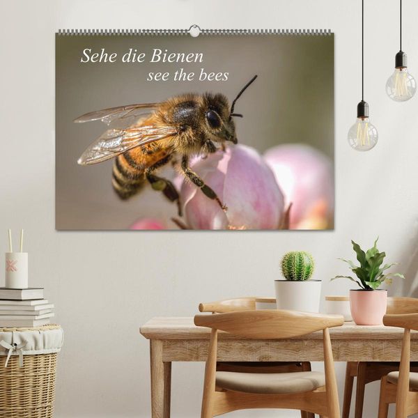 Produktbild: Sehe die Bienen (Wandkalender 2026 DIN A2 quer), CALVENDO Monatskalender