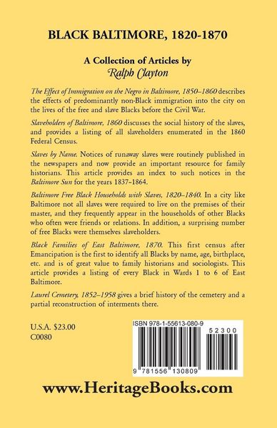 Produktbild: Black Baltimore, 1820-1870