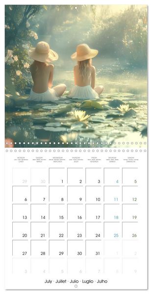 Produktbild: Soft and full of harmony - lightful (Wall Calendar 2026 12 &times; 12 Inch) CALVENDO 12 Month Wall Calendar