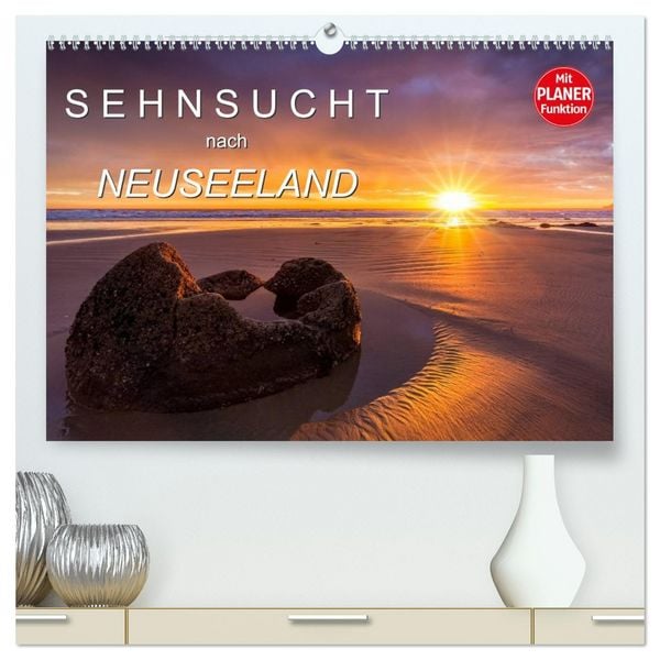 Produktbild: Sehnsucht nach Neuseeland (hochwertiger Premium Wandkalender 2026 DIN A2 quer), Kunstdruck in Hochglanz