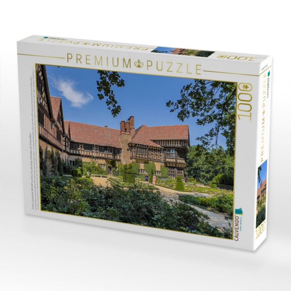 Produktbild: CALVENDO Puzzle Schloss Cecilienhof, 1913-1917 errichtet, ist es der letzte Schlossbau der Hohenzollern. | 1000 Teile Lege-Gr&ouml;&szlig;e 64x48cm Foto-Puzzle f&uuml;r gl&uuml;ckliche Stunden