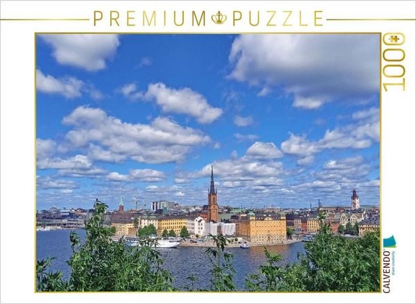 Produktbild: CALVENDO Puzzle Stockholm | 1000 Teile Lege-Gr&ouml;&szlig;e 64x48cm Foto-Puzzle f&uuml;r gl&uuml;ckliche Stunden