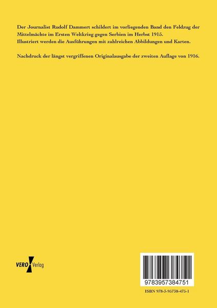 Produktbild: Der serbische Feldzug