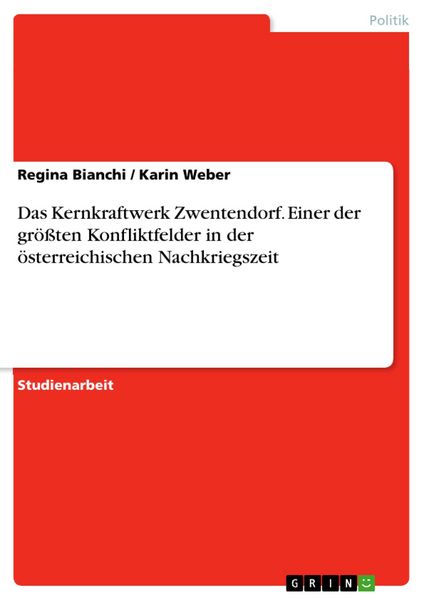 Produktbild: AKW Zwentendorf - Der Konflikt