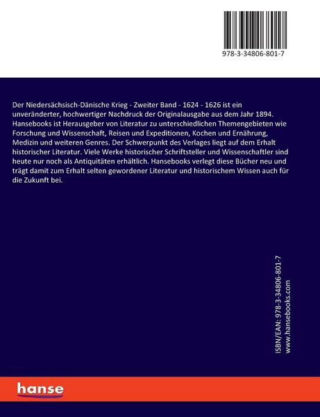 Produktbild: Der Nieders&auml;chsisch-D&auml;nische Krieg