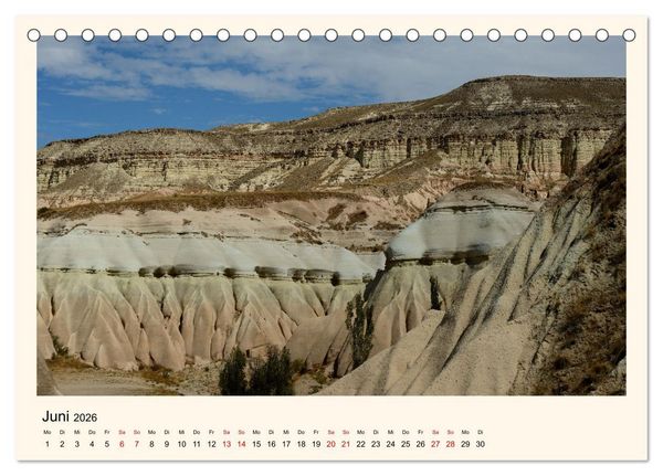 Produktbild: Kappadokien, im Land der Feenkamine (Tischkalender 2026 DIN A5 quer), CALVENDO Monatskalender