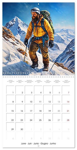 Produktbild: Mountaineers - Extreme mountaineering (Wall Calendar 2026 12 &times; 12 Inch) CALVENDO 12 Month Wall Calendar