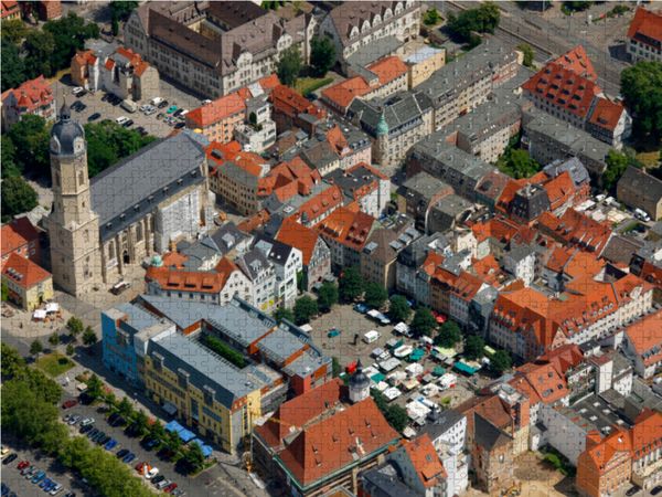 Produktbild: CALVENDO Puzzle Luftbild von Jena | 1000 Teile Lege-Gr&ouml;&szlig;e 64x48cm Foto-Puzzle f&uuml;r gl&uuml;ckliche Stunden