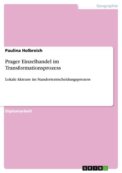 Produktbild: Prager Einzelhandel im Transformationsprozess