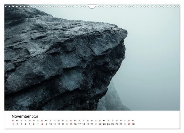 Produktbild: Minimalistische Naturmomente &ndash; Ruhe und Sch&ouml;nheit in der Natur (Wandkalender 2026 DIN A3 quer), CALVENDO Monatskalender