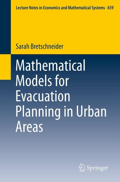 Produktbild: Mathematical Models for Evacuation Planning in Urban Areas