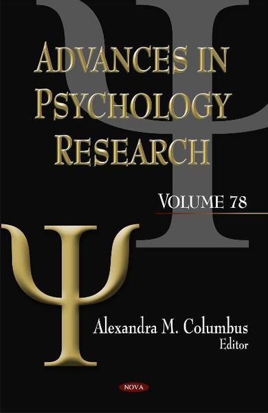 Produktbild: Columbus, A: Advances in Psychology Research
