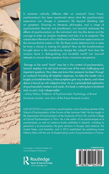 Produktbild: The Marks of a Psychoanalysis