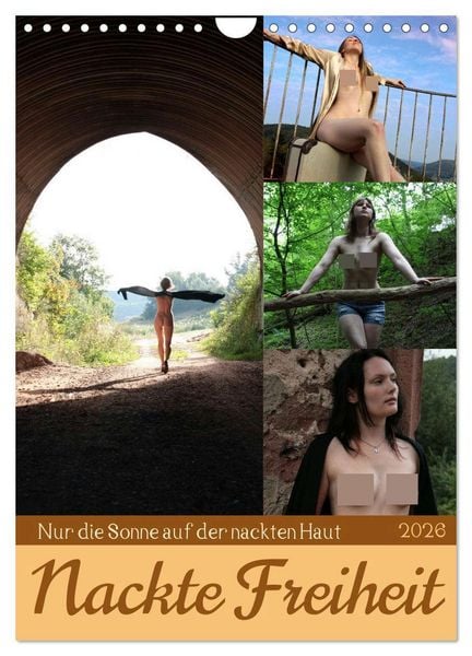 Produktbild: Nackte Freiheit (Wandkalender 2026 DIN A4 hoch), CALVENDO Monatskalender