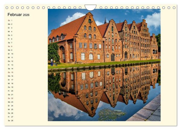 Produktbild: L&uuml;beck, Stadt auf der Insel (Wandkalender 2026 DIN A4 quer), CALVENDO Monatskalender