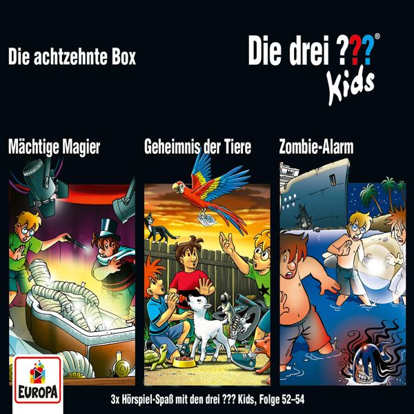 Die drei ??? Kids: Die achtzehnte Box (Folgen 52-54)