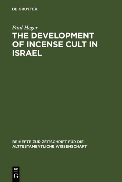 Produktbild: The Development of Incense Cult in Israel