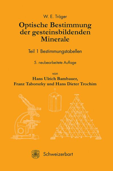 Produktbild: Optische Bestimmung der gesteinsbildenden Minerale Teil I.: Bestimmungstabellen