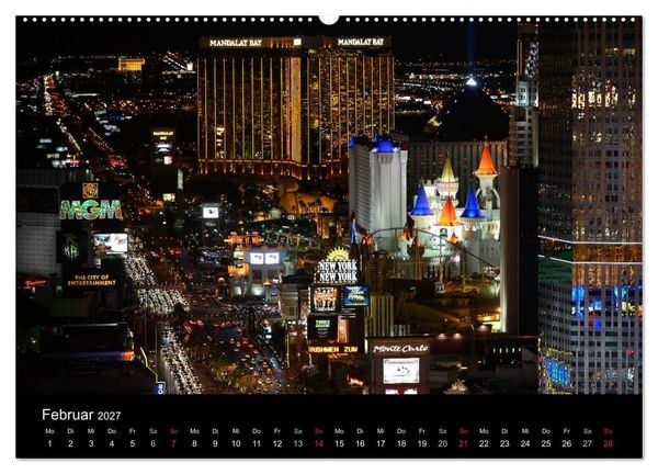 Produktbild: Las Vegas (Wandkalender 2027 DIN A2 quer), CALVENDO Monatskalender