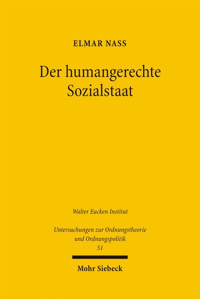 Produktbild: Der humangerechte Sozialstaat